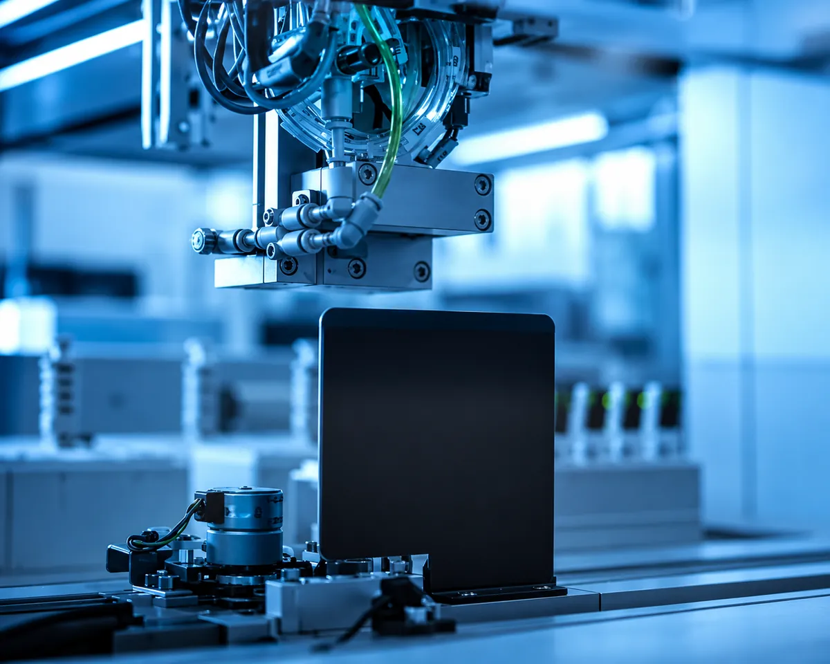 Robotic automation equipment in a medical technology facility